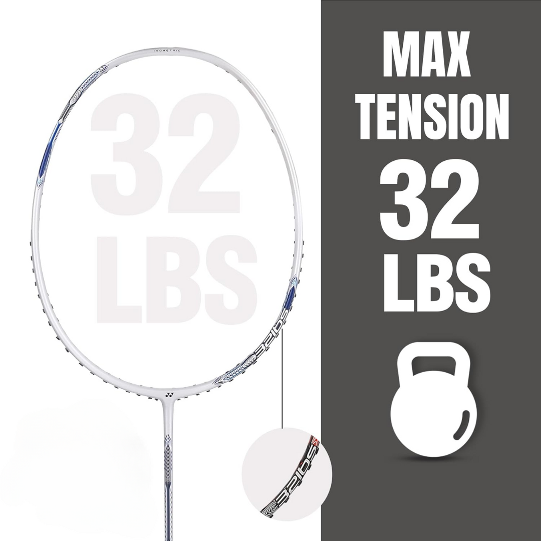 Yonex Badminton Racquet Astrox Attack 9 Pearl White G4 4U(80GMS-32LBS)