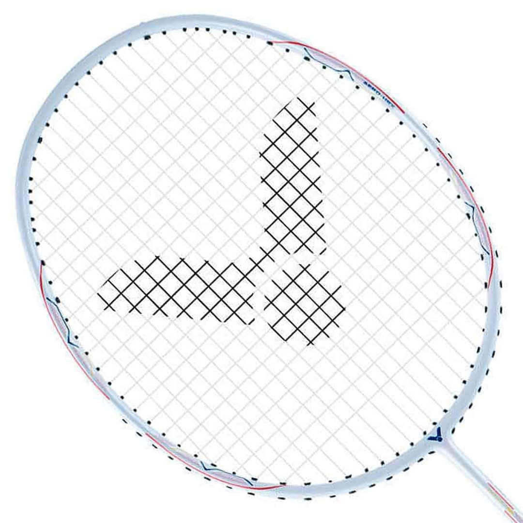 VICTOR Graphite Dx-1L-A-6U Drive X Series Strung Badminton Racket -White