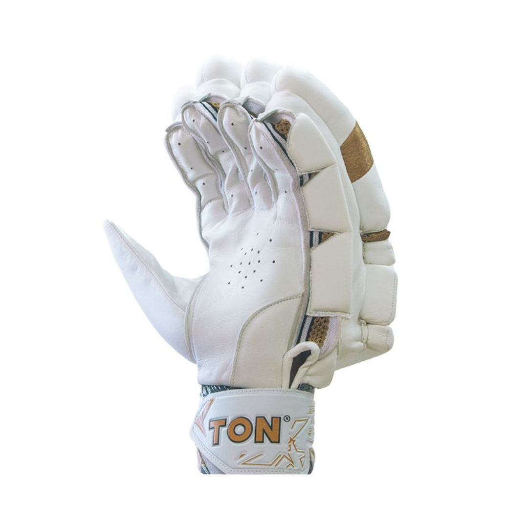 SS Ton Gold Edition Cricket Batting Gloves