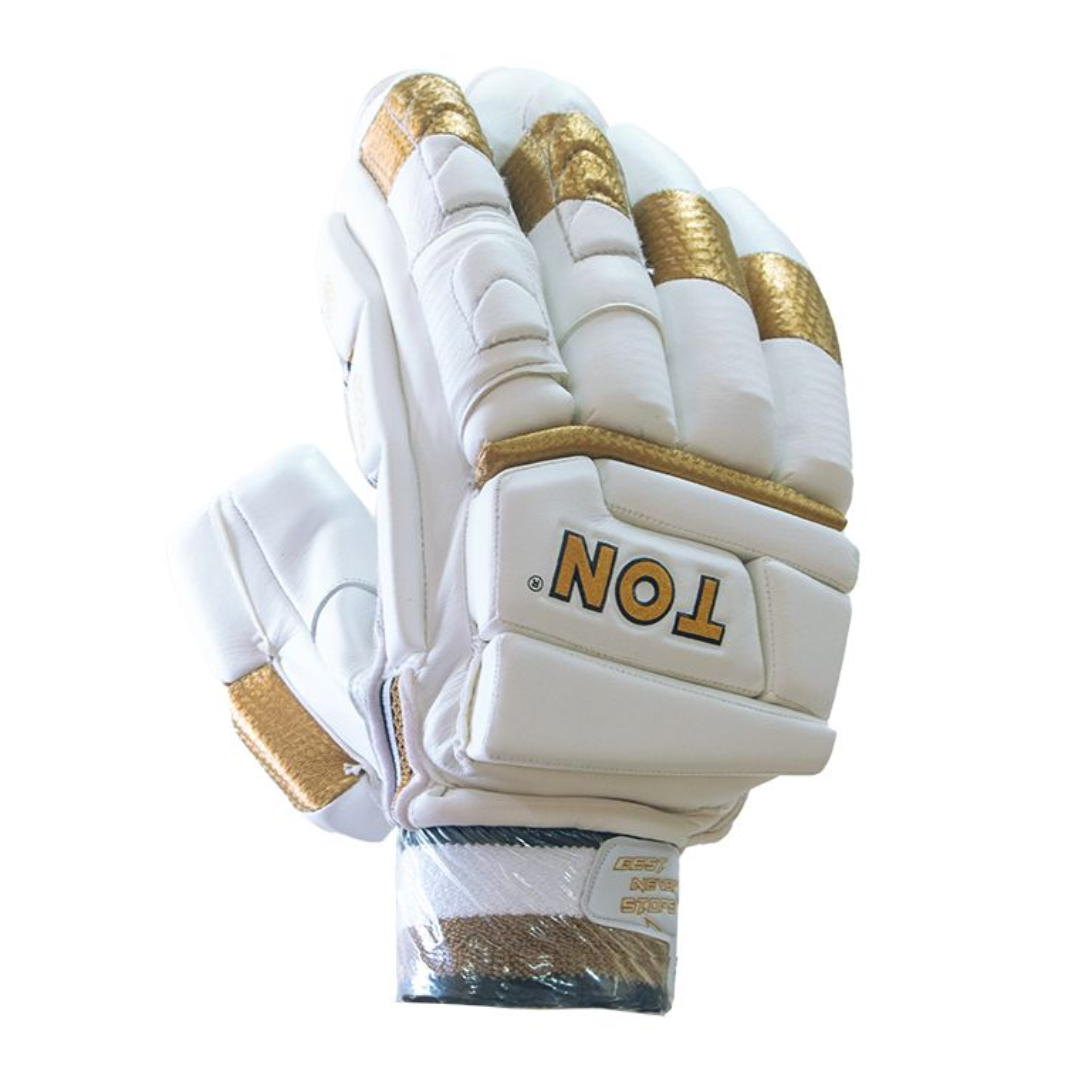 SS Ton Gold Edition Cricket Batting Gloves