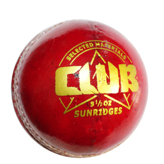 SS Club Cricket Leather Ball Four-Piece Pack of 1