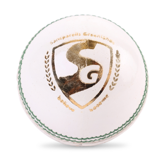 SG Club White Cricket Leather Ball