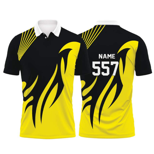 Customised Cricket Jersey Yellow GW-CU213