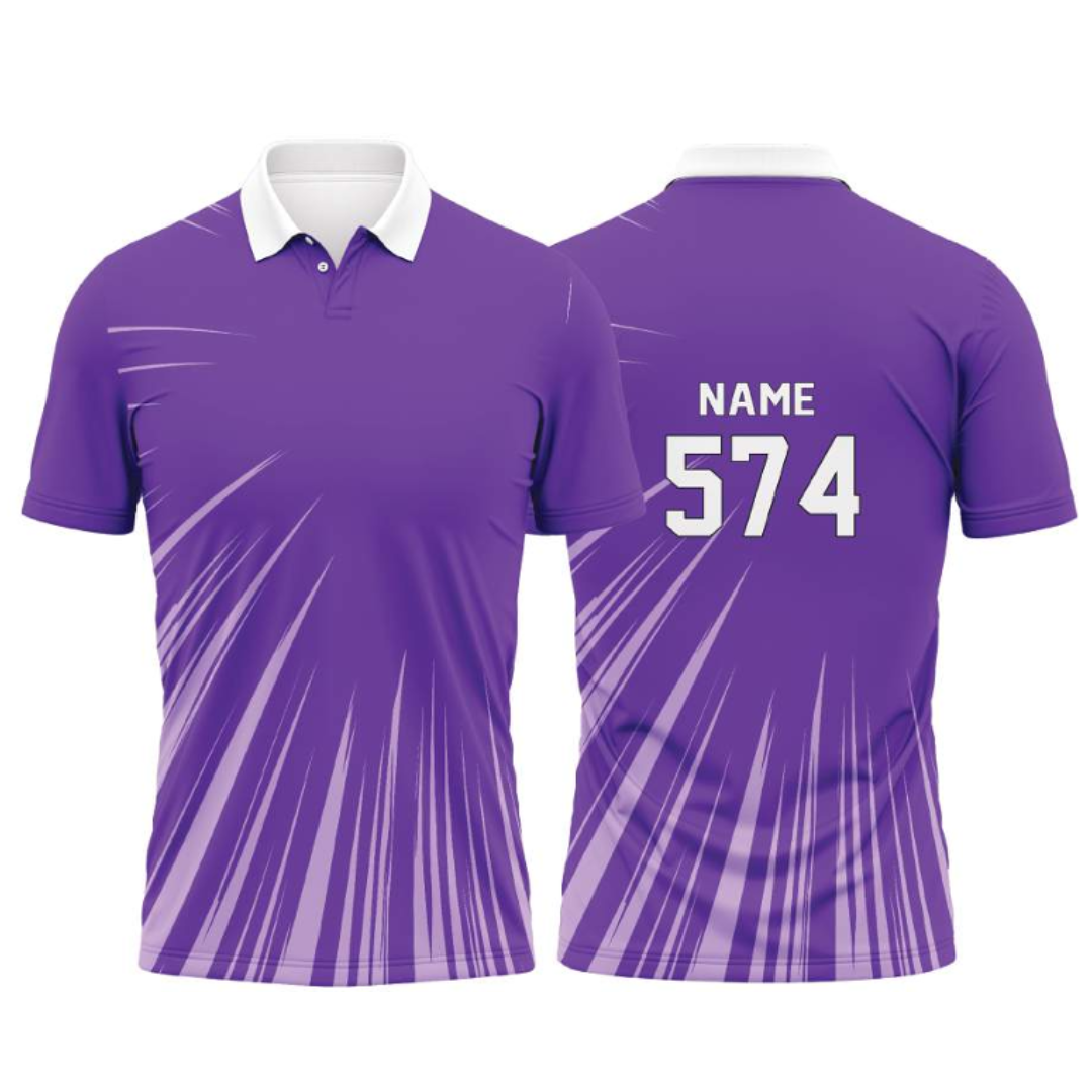 Customised Cricket Jersey Purple GW-CU214