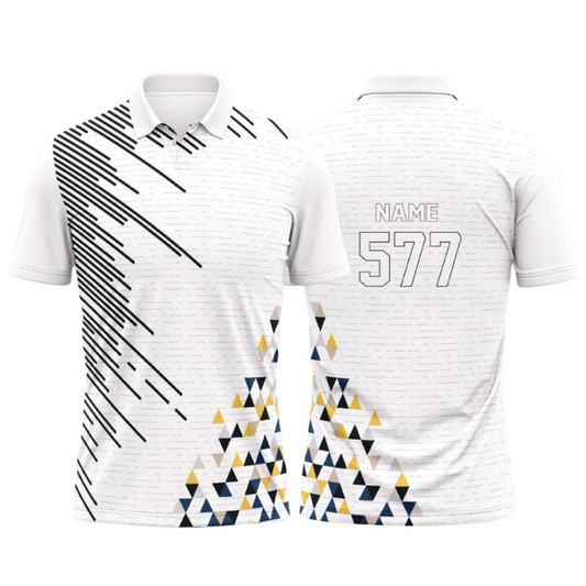 Customised Cricket Jersey White GW-CU209