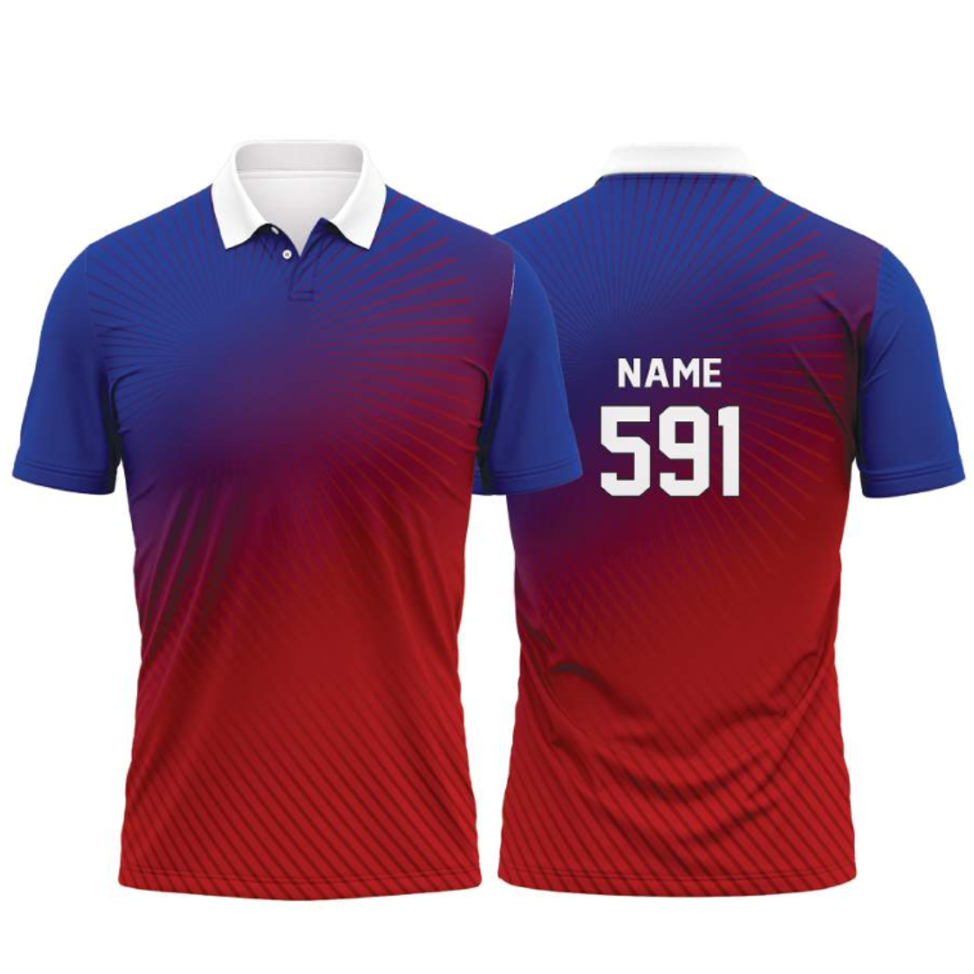 Customised Cricket Jersey Red GW-CU223