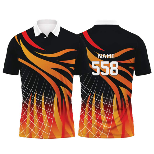 Customised Cricket Jersey Black GW-CU221