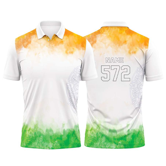 Customised Cricket Jersey White  GW-CU219