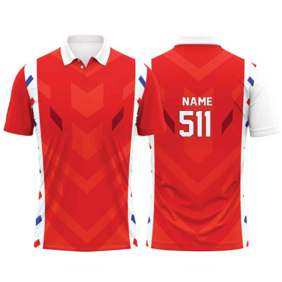 Customised Cricket Jersey Red GW-CU165 - GW Sports App