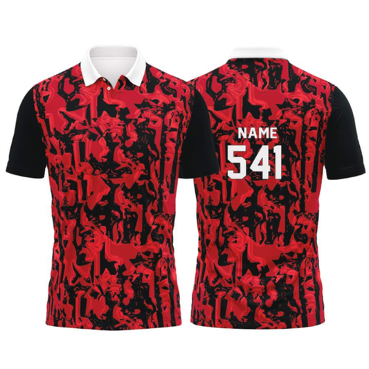 Customised Cricket Jersey Red GW-CU194 - GW Sports App