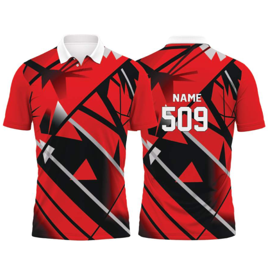 Customised Cricket Jersey Red GW-CU163 - GW Sports App