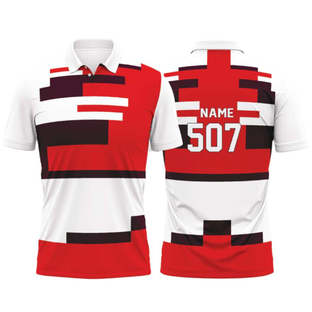 Customised Cricket Jersey Red GW-CU161 - GW Sports App