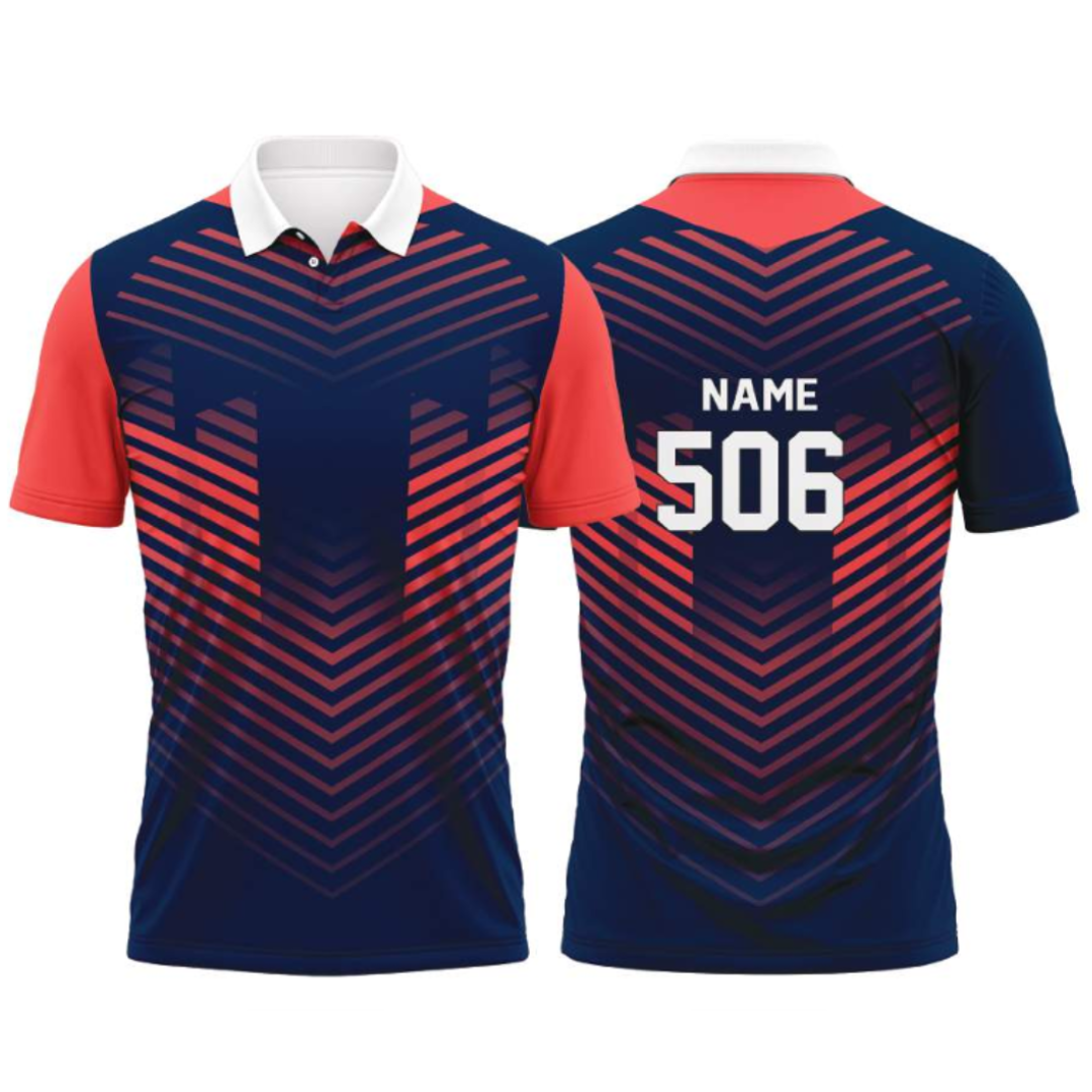 Customised Cricket Jersey Dark Blue GW-CU160 - GW Sports App