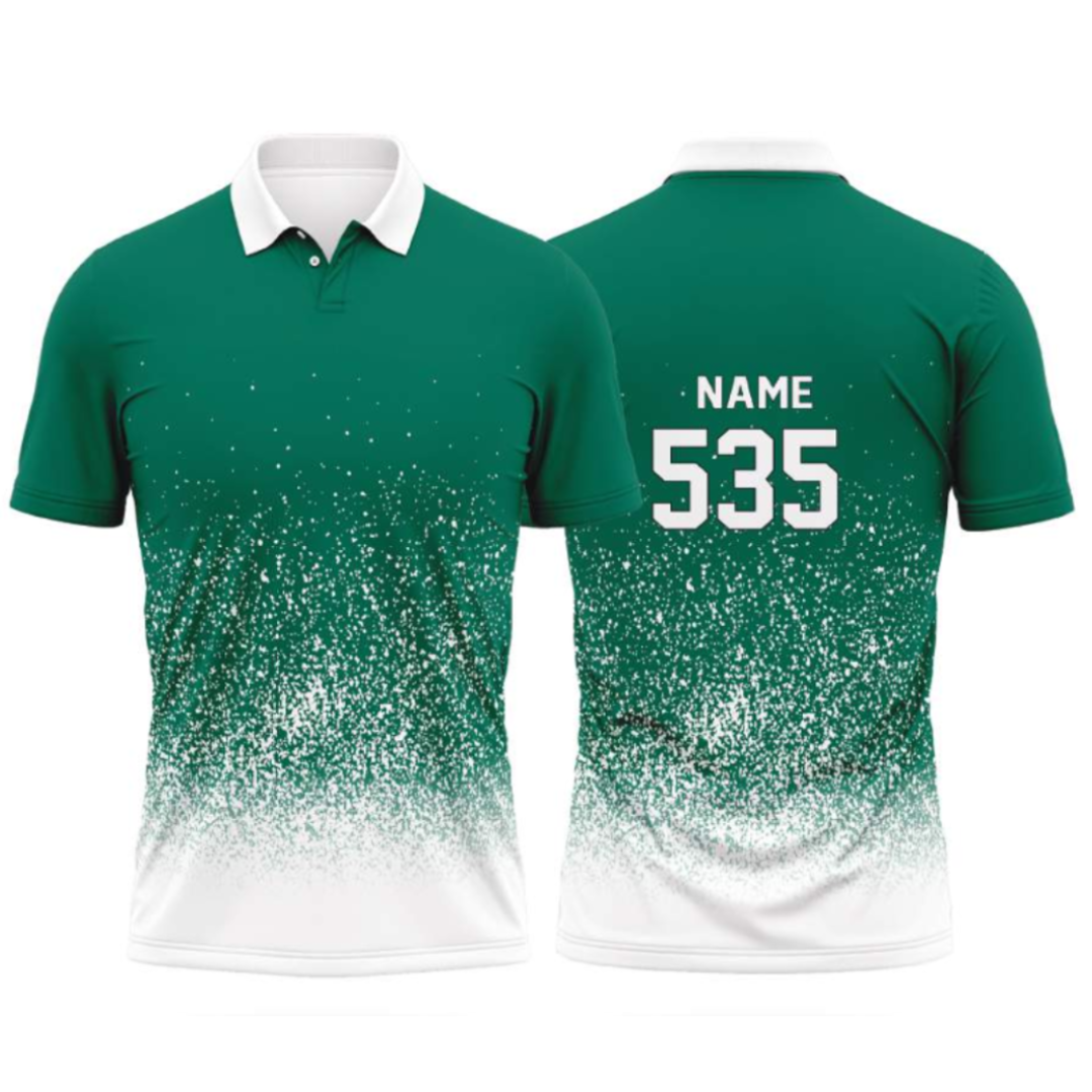 Customised Cricket Jersey Green GW-CU188 - GW Sports App