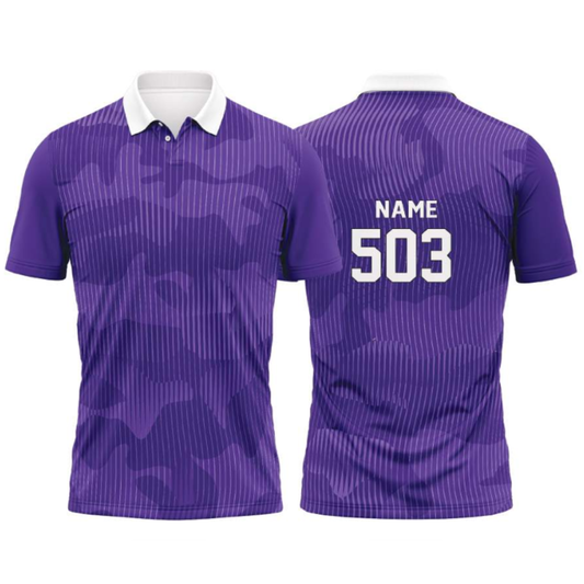 Customised Cricket Jersey Purple GW-CU157 - GW Sports App