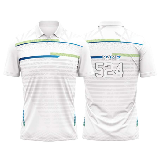 Customised Cricket Jersey White GW-CU176 - GW Sports App