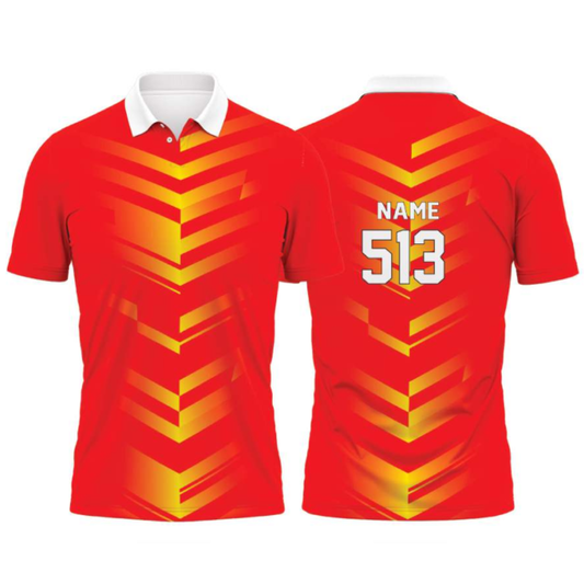 Customised Cricket Jersey Red GW-CU167 - GW Sports App