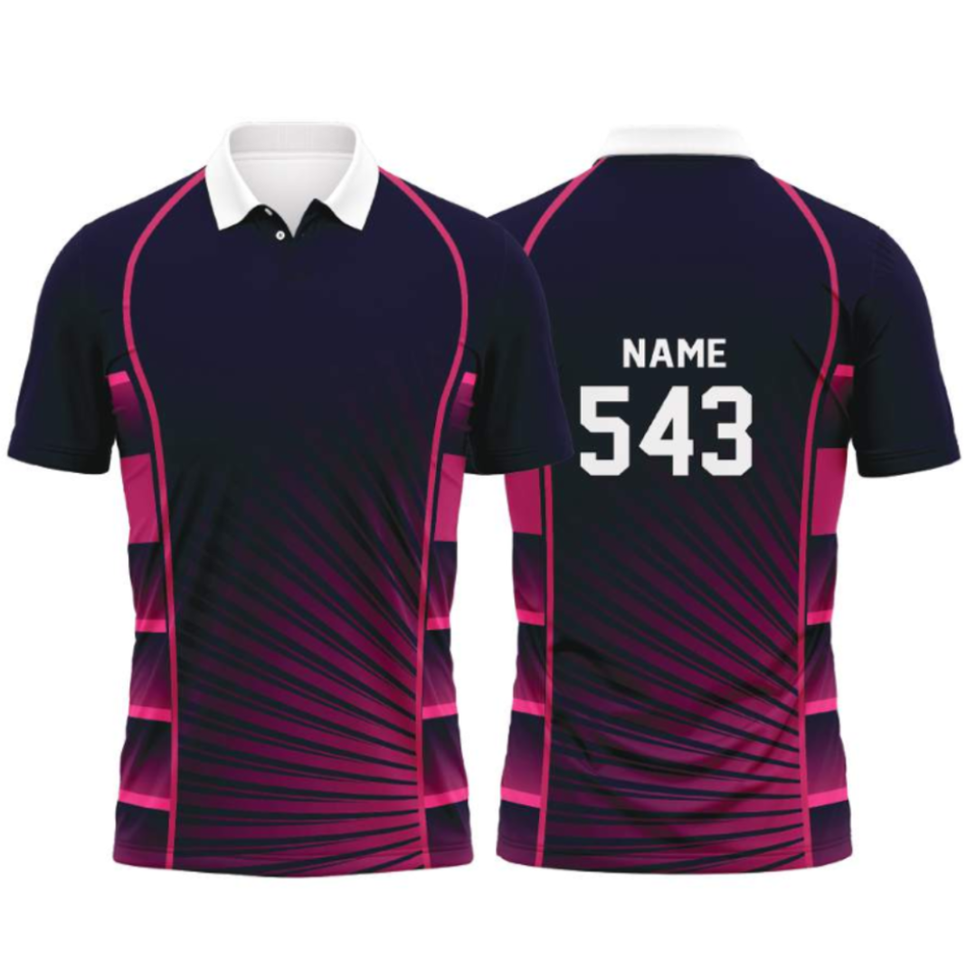 Customised Cricket Jersey Pink GW-CU204 - GW Sports App