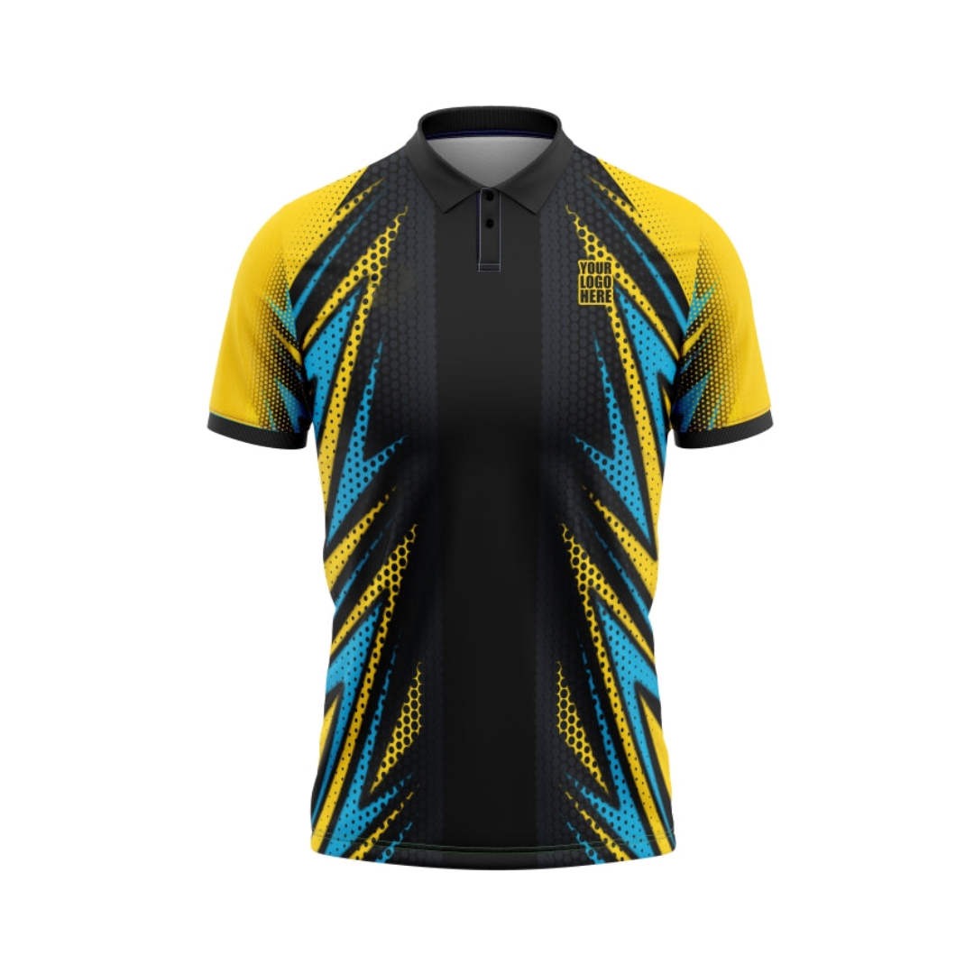 Yellow Boost Customized Cricket Team Jersey