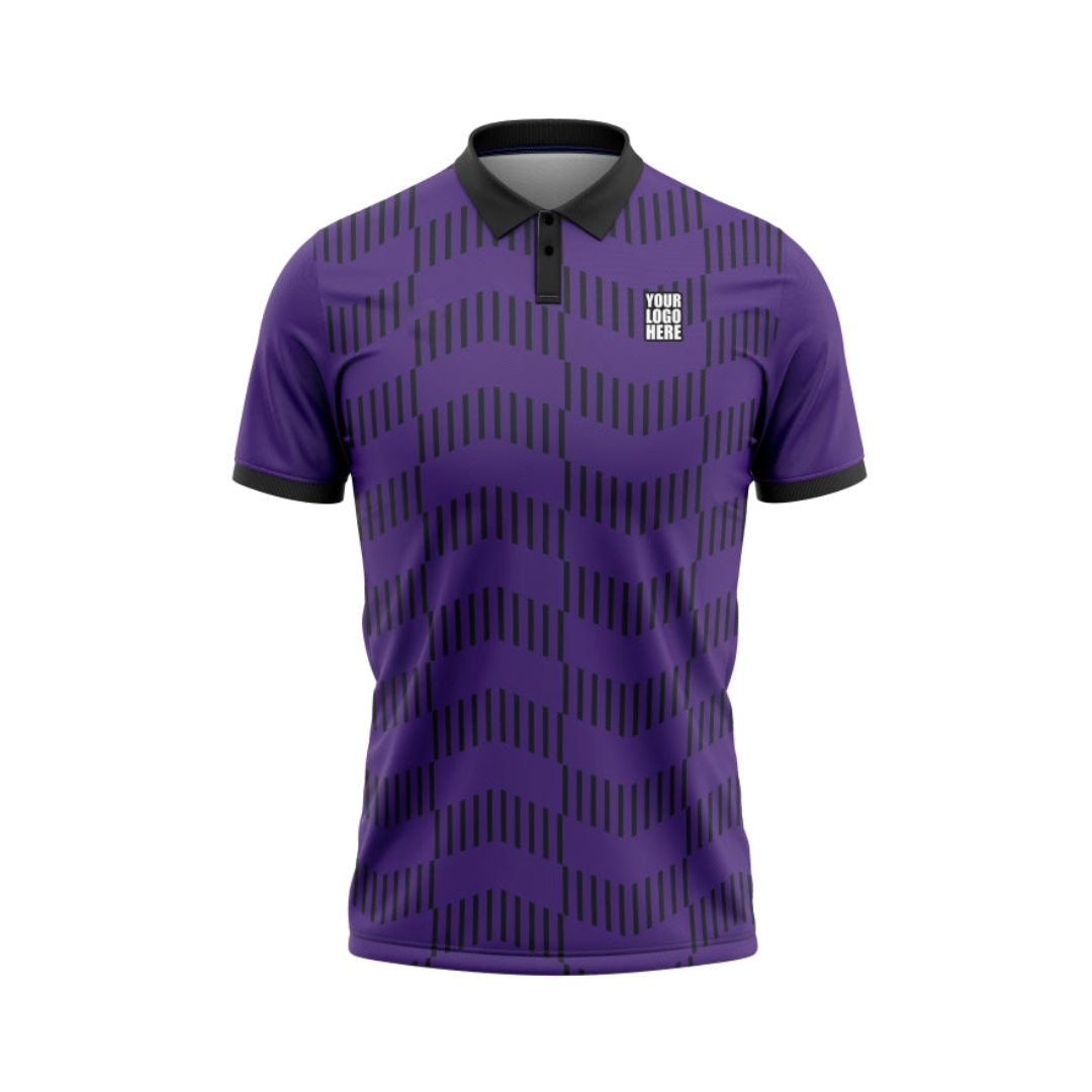 Purple Black Customized Cricket Team Jersey