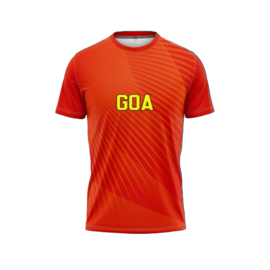 Football Fan Jersey -FC Goa Home Jersey Concept Customised Ind-22 - GW Sports App