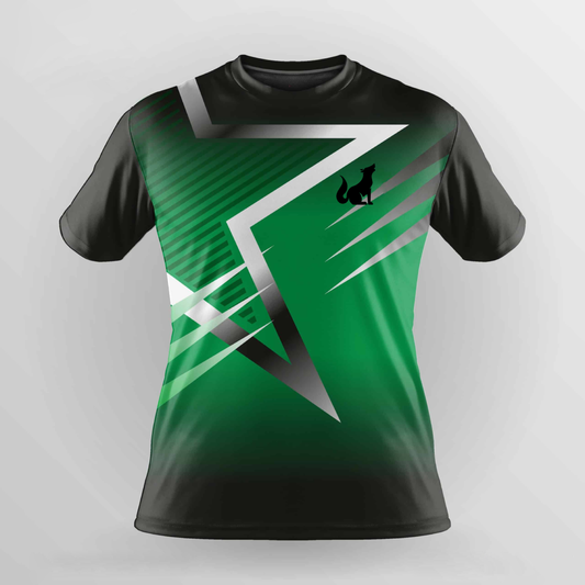 Football Jersey Green Black