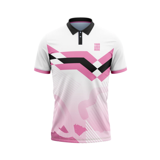 Pink Black Diamond Custom Cricket Team Jersey