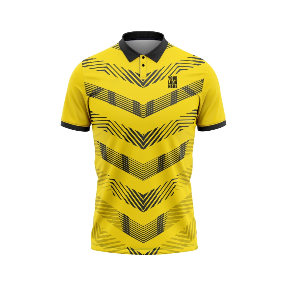 Yellow Tune Customized Cricket Team Jersey