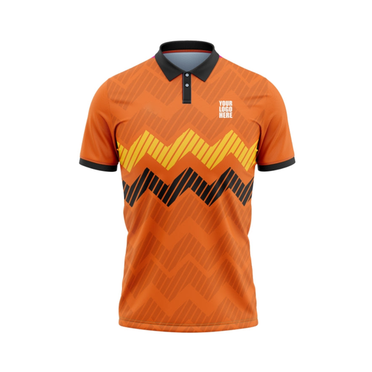 Customised Cricket Jersey Ascent Orange GW-CU06