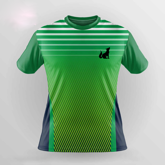 Football Jersey Green Blue