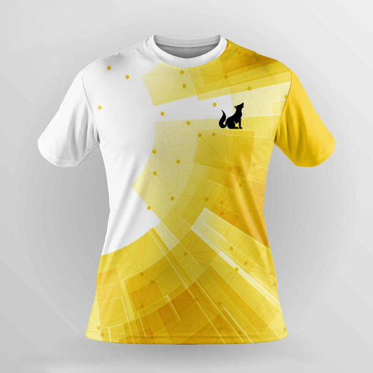 Football Jersey Yellow White