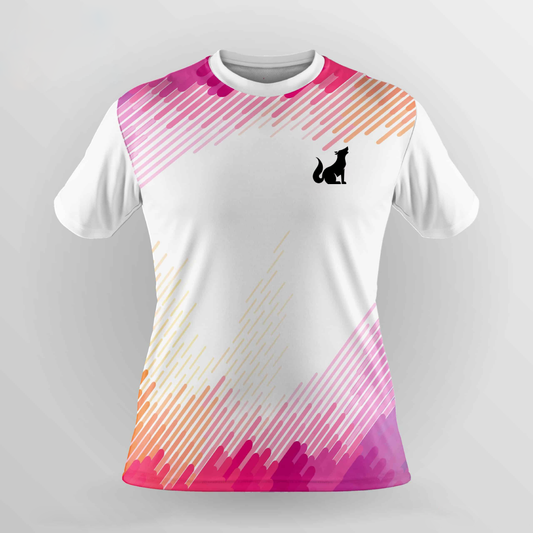 Football Jersey Pink White