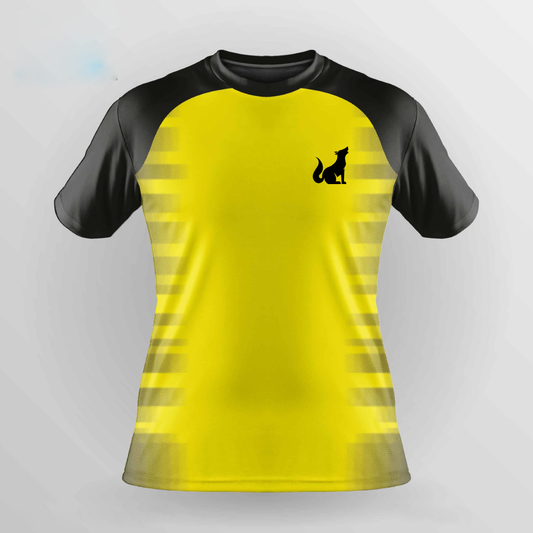 Football Jersey Black Yellow