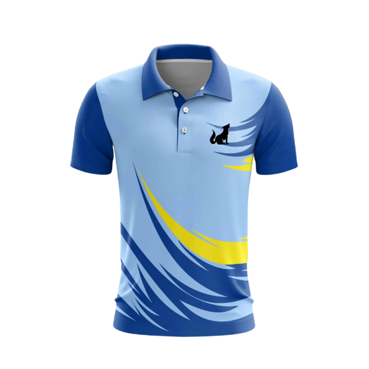 Estate Blue Custom Cricket Team Jersey