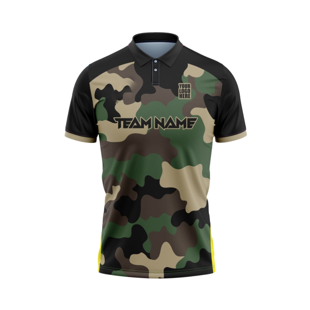 Camouflage Customized Cricket Team Jersey