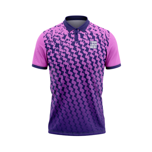 Customised Cricket Jersey Violet Drip GW-CU131 - GW Sports App