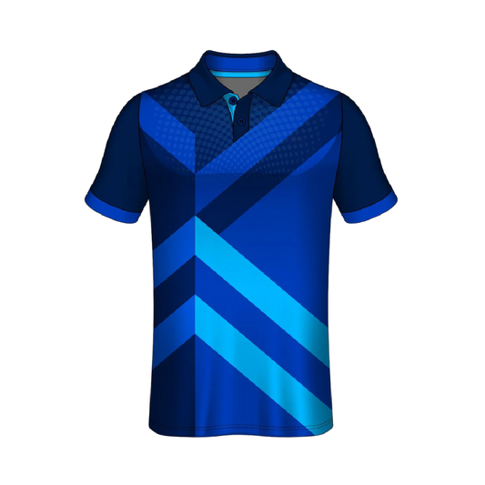 Customised Cricket Jersey Blue GW-CU42 - GW Sports App