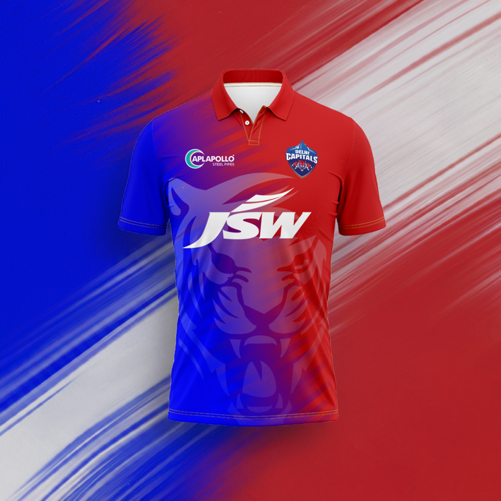 Cricket Fan Jersey -DC 2025 IPL-01